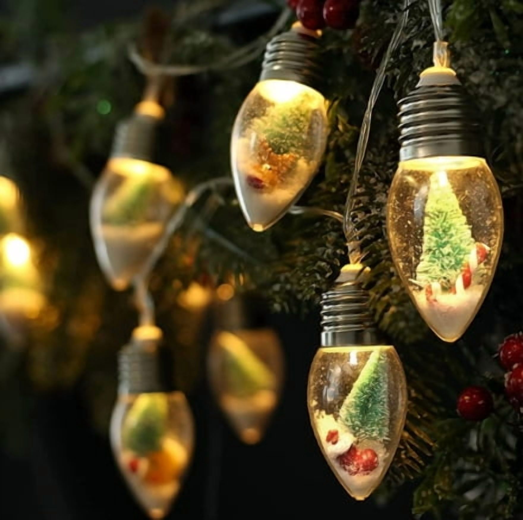 Holiday Living 1Pack 25-Count 25-ft Multicolor Incandescent Plug-In  Christmas String Lights - Walmart.com, image size:1760x1748