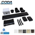 thumbnail image 2 of CODA The Shower Drain Relocator Mover with SereneDrains Square Drain 4" Stainless Steel, 2 of 10