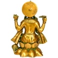 thumbnail image 2 of Exotic India Lord Vishnu Seated on Lotus, 2 of 2