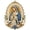 Our Lady of Guadalupe, variant on Sacred Heart of Jesus Brooch, Catholic Lapel Pin Inspirational Gift for Women Men, For Home Altar Church Baptism Religious