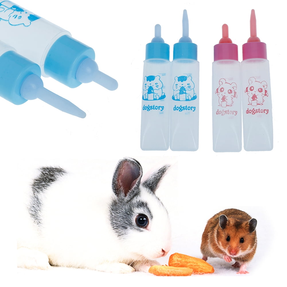 Water Milk Feeder for Hamster Puppy Squirrel Kittens 4pcs Small Pet Nurser Bottles Nursing Feeding Bottle Balacoo Pet Feeding Bottle 