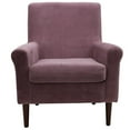 thumbnail image 3 of Pemberley Row Fabric Mauve Chair Rolled Arm 35" x 28" x 30", 3 of 5
