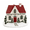 Whisker Cottage -A4, variant on Mistletoe Lane - Diffuser, Whisker Cottage Whisper Quiet Aroma Diffuser with Color Changing Lights (Whisker Cottage)
