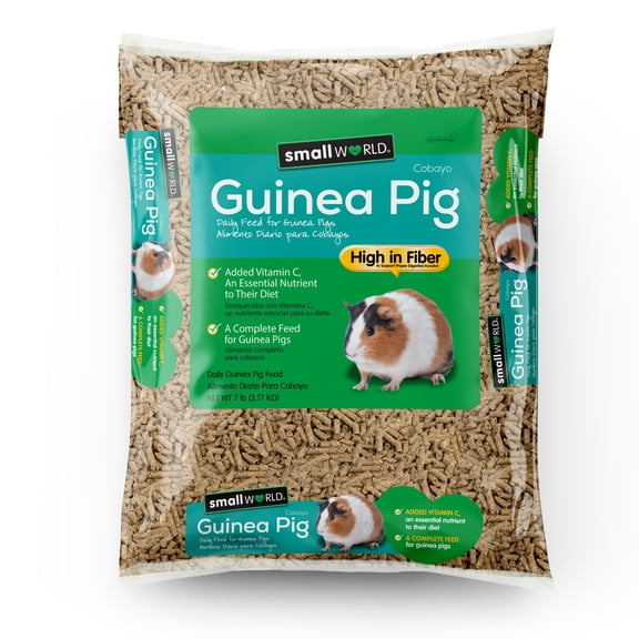 Small World Food for Guinea Pigs 7lb Bag