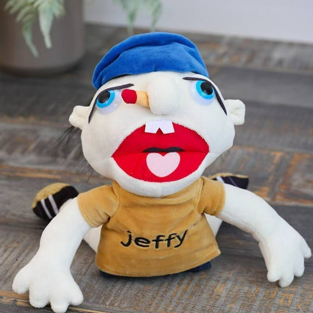 Jeffy peluche jouets Cosplay garçon Jeffy marionnette doux peluche