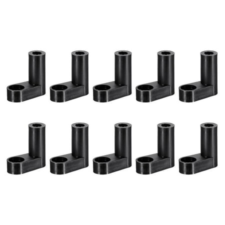 

PCB Plastic Fixed Feet Circuit Board Standoff Black Mounting Spacer 20mm for Game Console 100pcs