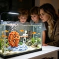 thumbnail image 3 of Halloween Air Driven Skeleton Water Wheel Aquarium Decoration, Dynamic Moving Bubbler Fish Tank Ornament for Oxygen Aeration, Halloween Themed Underwater Decor, 3 of 10