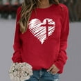 thumbnail image 1 of Daisyyozoid Chemise Joyeuses Pâques pour Femmes Mode Décontractée Manches Longues Col Rond Imprimé Hauts de Sport, 1 of 3