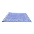 thumbnail image 2 of Ahgly Company Machine Washable Indoor Rectangle Oriental Blue Traditional Area Rugs, 7' x 9', 2 of 4