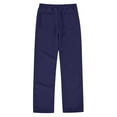 thumbnail image 6 of Girls' Flat Navy Dress Pants Girls Slim Fit Dress Pants Girls Performance Pants Dress Shirts for Girls 11-12 Years, 6 of 8