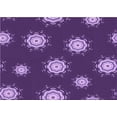 thumbnail image 1 of Ahgly Company Indoor Rectangle Patterned Purple Iris Purple Area Rugs, 3' x 5', 1 of 6
