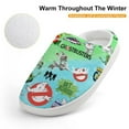 thumbnail image 4 of Ghostbusters Slimer Kids Cotton Slippers Slip-on Indoor Memory Foam House Shoes Fluffy Slippers Furry Cozy Comfy Slippers Boys Girls, 4 of 8