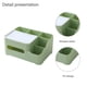 thumbnail image 3 of Dinheiro - Soporte rectangular para caja de pañuelos con almacenamiento, caja de papel de seda para casa, 3 of 5