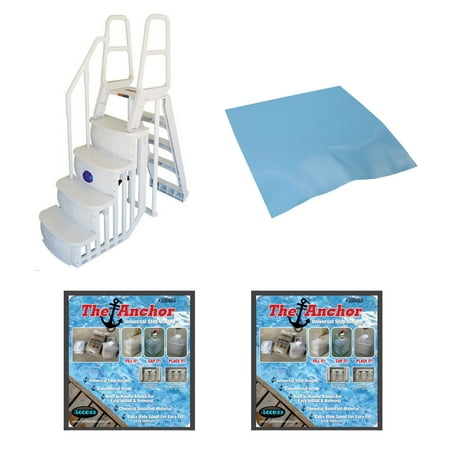 above ground pool ladder pad