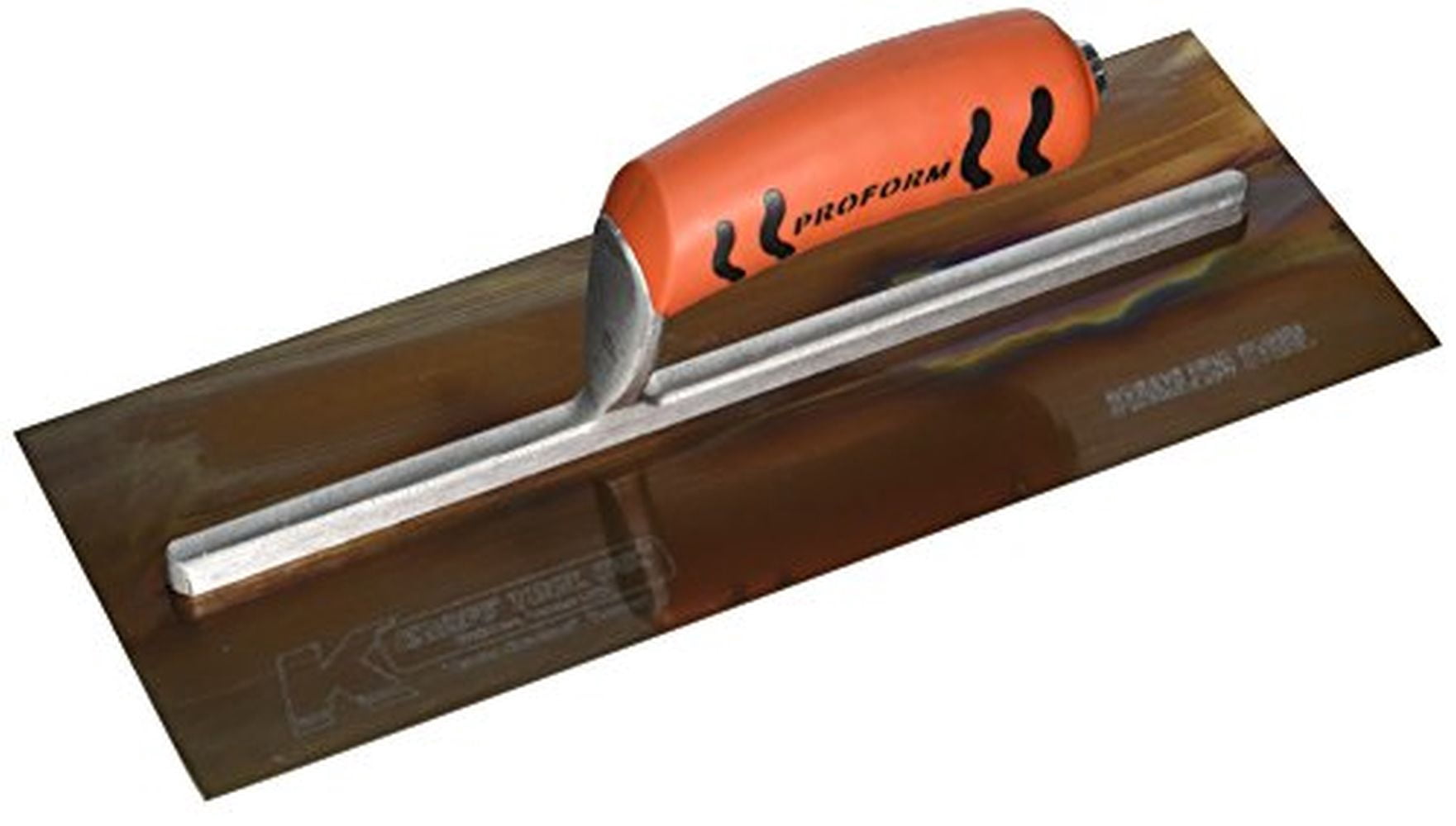 Kraft Tools PL460PF 13"x5" Golden Stainless Steel Trowel w/ProForm® Handle