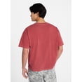 thumbnail image 3 of No Boundaries Men's Oversized Boxy Tee with Short Sleeves, XS-4XLT, 3 of 5