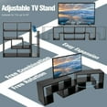 thumbnail image 5 of LOKO 3 Pieces Cube TV Stand, Modern Entertainment Center for up to 65 Inch TV, Minimalist TV Console Table, Free Combination Storage Bookcase Shelf for Living Room or Bedroom (Black), 5 of 9