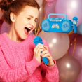 thumbnail image 2 of Colorful Karaoke Machine with Microphone And Speaker, Bluetooth Music Player with Light Effects for Sing-Along Fun And Home Entertainment, 2 of 5