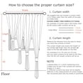 thumbnail image 3 of Magic Drapes Cream sheer curtains pinch pleated curtains & drapes for bedroom living room textured light filtering window curtains pinch pleated drapes (52Wx95L), 3 of 7