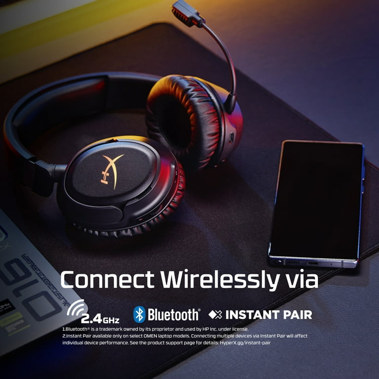 HyperX Cloud Flight 2 - Wireless Gaming Headset (Black) - Walmart.com
