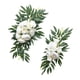 thumbnail image 5 of 2 piezas de guirnalda de flores artificiales para centro de mesa de boda, hecha a mano Blanco, 5 of 9