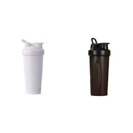 

Christmas Deals Glass&Bottle White Sports Fitness Protein Shake Shaker Cup: A 600ml Plastic Water Bottle Designed With A Handle Suitable For Fitness And Sports Use. by BnGAJN