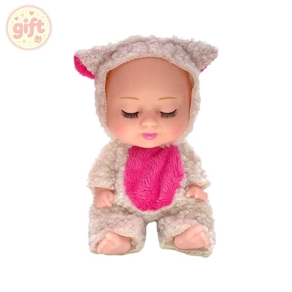Realistic Baby Doll, Lifelike Sleeping Reborn Soothing Simulation Toddler Toys, Kids Pretend Play Toys, Ideal 1 Year Old Girl & Boy Gifts for Daily Companion & Holiday Gifting