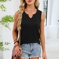 thumbnail image 7 of Ashirexll Womens Summer Tops, Casual Fashion Solid Color Summer Sleeveless Camisole Blouses Tank Tops, 7 of 7
