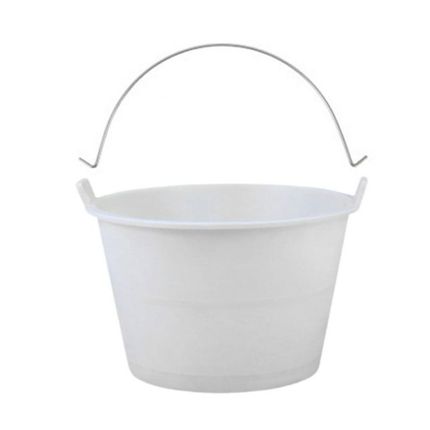 Cubo de cemento de fácil transporte, contenedor de nailon para agua, hormigón y arena. 18cmx28cm