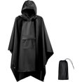 thumbnail image 1 of Poncho de lluvia para mujeres y hombres, chaquetas impermeables para la lluvia, capa para la lluvia, unisex, poncho para la lluvia, poncho para bicicleta, impermeable multifuncional 3 en 1 para caza,, 1 of 5