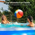 thumbnail image 4 of Inflatable Pool for Kids and Adults, 120" X 72" X 22" Oversized Thickened Family Swimming Pool for Toddlers, Outdoor, Garden, Backyard, Summer Water Party, 4 of 8
