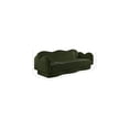 thumbnail image 3 of Meridian Furniture Bloom Green Teddy Fabric Sofa, 3 of 17
