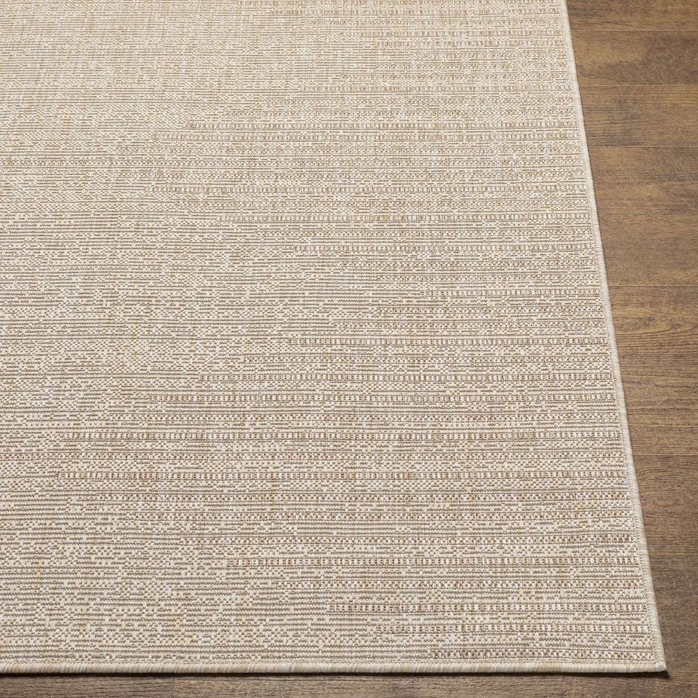 Livabliss Outdoor Rugs, 8x10 Eagean Global Cream Area Rug for Patio, Porch, Deck, Backyard, Waterproof Indoor Outdoor Carpet (7'10" x 10'2")
