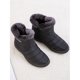 thumbnail image 3 of Botas de nieve con forro de piel para mujer, suela de agarre cómoda, zapatos suaves y gruesos para invierno, talla estadounidense, 3 of 5