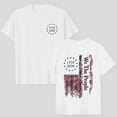 thumbnail image 5 of Yindaity American Flag Shirts for Women Red White and Blue Tie Dye Shirt Womens 4th of July Tops Patriotic Shirts American Flag Tshirt Independence Day Outfit(White,M), 5 of 9