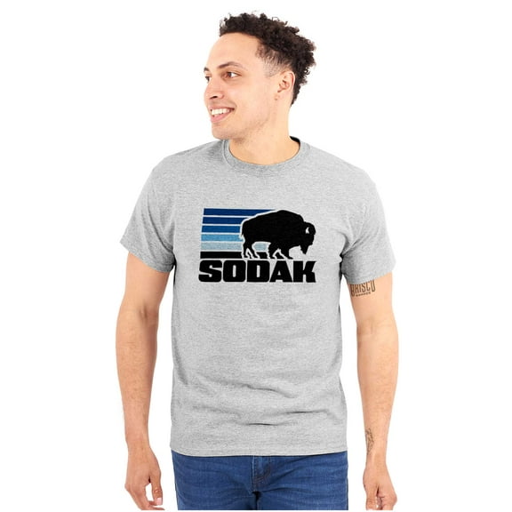 SoDak South Dakota Buffalo Vacation Plus Size Crewneck Graphic Tee Shirt Brisco Brands 2X