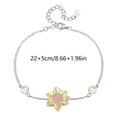 POETANCE Sunflower Jewelry Sunflower Bracelet Simple Light Accessories