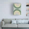 thumbnail image 2 of Canvas Wall Art - Pictufy Studio 'Double Rainbow Green' Wall Art for Living Room, Bedroom, or Office Décor by Trademark Fine Art - 30 x 47 Inches, 2 of 4