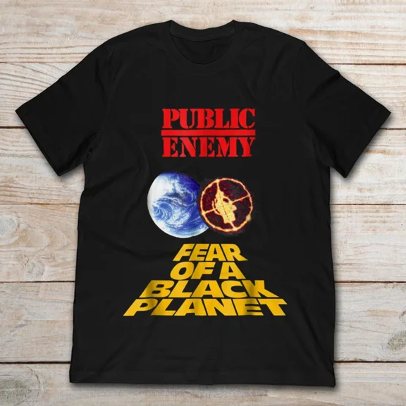 RARE Public Enemy Fear Of A Black Planet T Shirt Black Size S M L 234XL CG2334