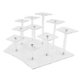 thumbnail image 1 of lionlar Removable Display Stand, Put Doll Decorative for Candy Action Figure Cake White, 1 of 5