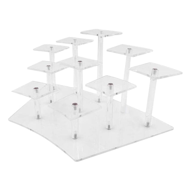 lionlar Removable Display Stand, Put Doll Decorative for Candy Action Figure Cake White