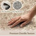 thumbnail image 6 of ODIKA Ivory Tug Faded Vintage Farmhouse Bathroom Mongolian Tone Kilim Pet Friendly & Kids Safe Play for Playroom, Bedroom, Reading Nook, 6 of 7