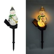 Dvkptbk Plug Light Solar Christmas Decoration Lights Outdoor, LED Lights Solar Garden Decoration, Solar Pole Lights Christmas Garden Decoration Warm Light Patio Lamps & Lighting