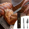 thumbnail image 4 of Elainilye Long Serrated Bread Knife, Cake Cutting Tool with Ergonomic Handle, Stainless Steel Blade for Pizza Cheese Slicing, 4 of 4