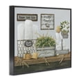 thumbnail image 3 of Stupell Industries Cottage Country Washroom Counter Still Life Bathroom Towel Black Framed Giclee Art, 14 x 11, by Pam Britton, 3 of 8