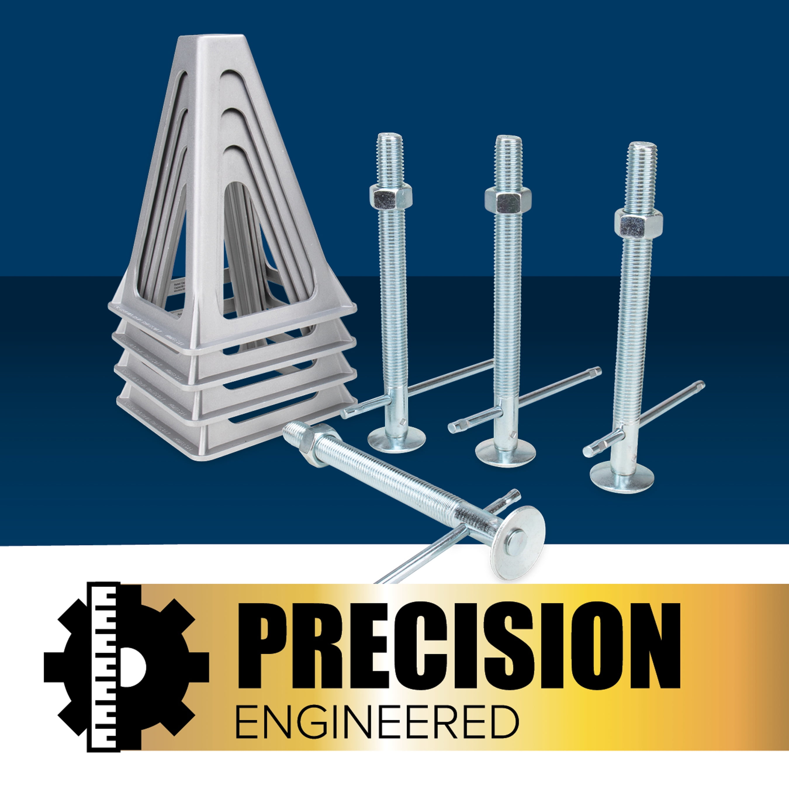 Camco Aluminum Stack Jacks, Stabilize, Position and Level Your RV, Trailer or Camper - 4 pack (44560)