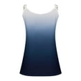 thumbnail image 6 of LEAVINGSUO Summer Womens Tank Tops Women's Summer Casual Sleeveless Blouse V Neck Tops T-Shirt Vest for Women Navy L, 6 of 6