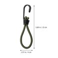 thumbnail image 3 of Onaparter 4 Pcs Elastic Cord Outdoor Teepee Tent Single Hook Mini Bungee Cords Camping Supplies Canopy （As Shown）, 3 of 6