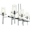 thumbnail image 3 of 8 Light Double Linear Chandelier In Vintage Industrial Style-19 Inches Tall And 17 Inches Wide Kichler Lighting 43696Ch, 3 of 7
