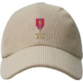 thumbnail image 6 of Military Bronze Star Medal V-Device Adult Corduroy Baseball Cap Soft Adjustable Dad Hat Trucker Hats4, 6 of 7